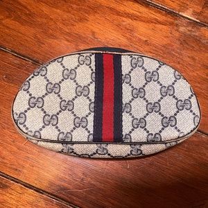 Vintage Gucci cosmetic bag